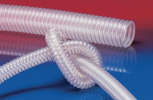 5 Mtr. Norres PU-Förderschlauch AIRDUC® PUR 350 AS ID 50-51mm AD 57,00mm 3.5mm von Norres
