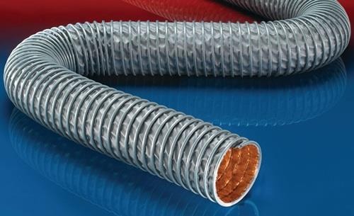 6 Mtr. Norres Absaug- u.Gebläseschlauch CP Kapton® 476 110mm 122,00mm 6m von Norres
