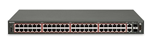 Nortel Ethernet Routing Switch 4550T-PWR Switch - 48 Ports - EN, Fast EN - 10Base-T, 100Base-TX + 2x10/100/1000Base-T/SFP (mini-GBIC)(uplink) - 1U - PoE - stapelbar von Nortel