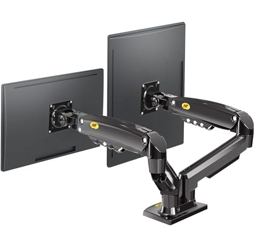 NB North Bayou Dual Monitor Halterung für 17-27 Zoll Computer Bildschirme, Monitorarm Last max. 9 kg Monitor Ständer VESA 75/100 F160 NB North Bayou Dual Monitor Halterung für 17-27 Zoll Computer Bildschirme, Monitorarm Last max. 9 kg Monitor Ständer VESA 75/100 F160 von North Bayou