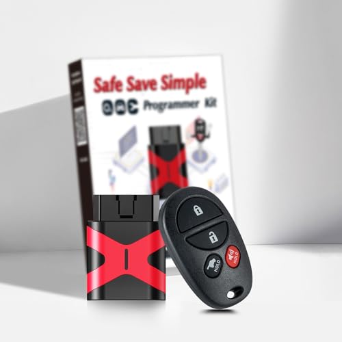 Schlüsselanhänger-Set, einfache Fernbedienung, Ersatz für Toyota Tacoma Tundra Sienna Sequoia Highlander 2004–2016 (GQ43VT20T) (einfaches 4-Tasten-Schlüssel-Set) von NorthAmerica Remote