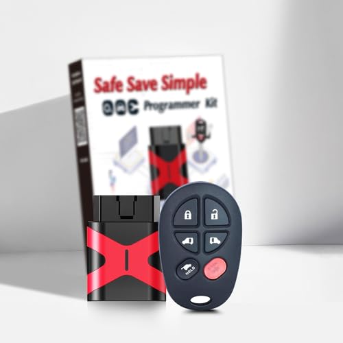 Schlüsselanhänger-Set, einfache Fernbedienung, Ersatz für Toyota Tacoma Tundra Sienna Sequoia Highlander 2004–2016 (GQ43VT20T) (einfaches 6-Tasten-Schlüssel-Set) von NorthAmerica Remote