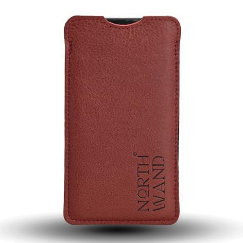 NorthWand BREITE Echtleder Hülle für iPhone 16 Pro, iPhone 16, 16e MIT Apple Case. Tasche, Handyhülle - Pflanzlich gegerbtes Leder, Signet-Prägung, Made in Germany, Rot NorthWand BREITE Echtleder Hülle für iPhone 16 Pro, iPhone 16, 16e MIT Apple Case. Tasche, Handyhülle - Pflanzlich gegerbtes Leder, Signet-Prägung, Made in Germany, Rot von NorthWand