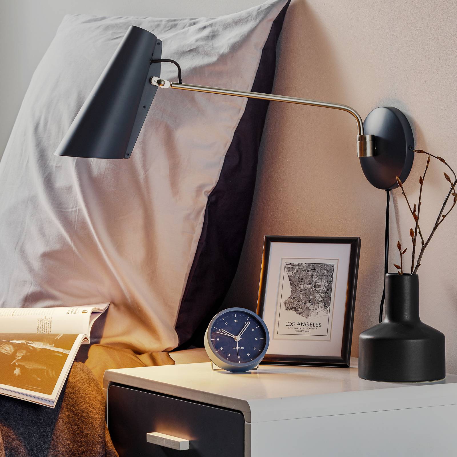 Northern Birdy Wandlampe mit Stecker, 53 cm Northern Birdy Wandlampe mit Stecker, 53 cm von Northern