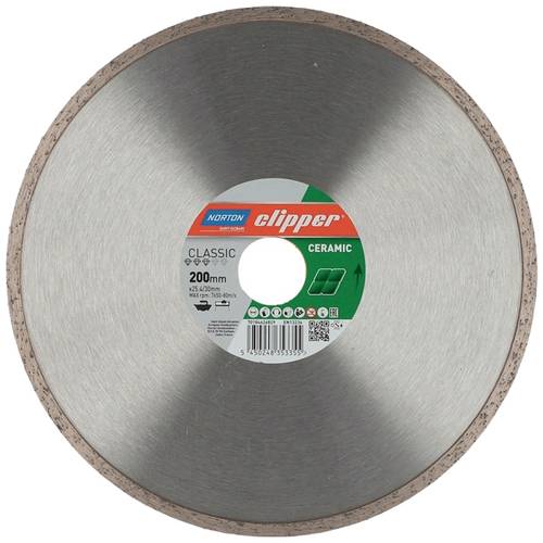 Norton Abrasives 70184626829 Diamanttrennscheibe Durchmesser 200mm Bohrungs-Ø 30mm 1St. Norton Abrasives 70184626829 Diamanttrennscheibe Durchmesser 200mm Bohrungs-Ø 30mm 1St. von Norton Abrasives