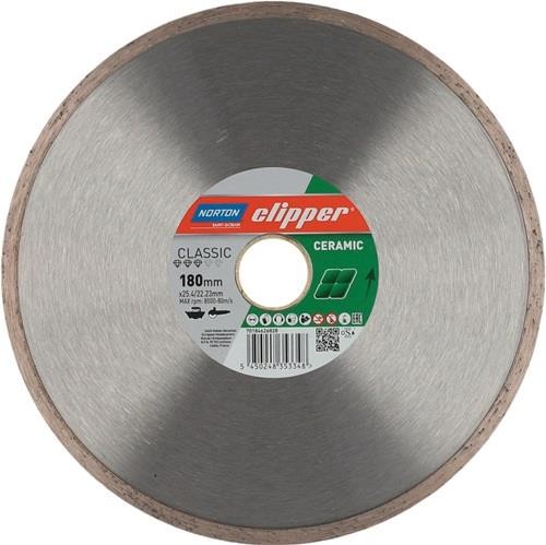 Norton Clipper Diamanttrennscheibe Classic Ceramic D180mm Bohr25,4/22,23mm 1,7mm Norton Clipper Diamanttrennscheibe Classic Ceramic D180mm Bohr25,4/22,23mm 1,7mm von Norton Clipper