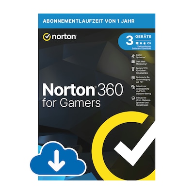 Norton 360 for Gamers | 50GB | 3 Geräte | Download & Produktschlüssel Norton 360 for Gamers | 50GB | 3 Geräte | Download & Produktschlüssel von NortonLifeLock Ireland Limited