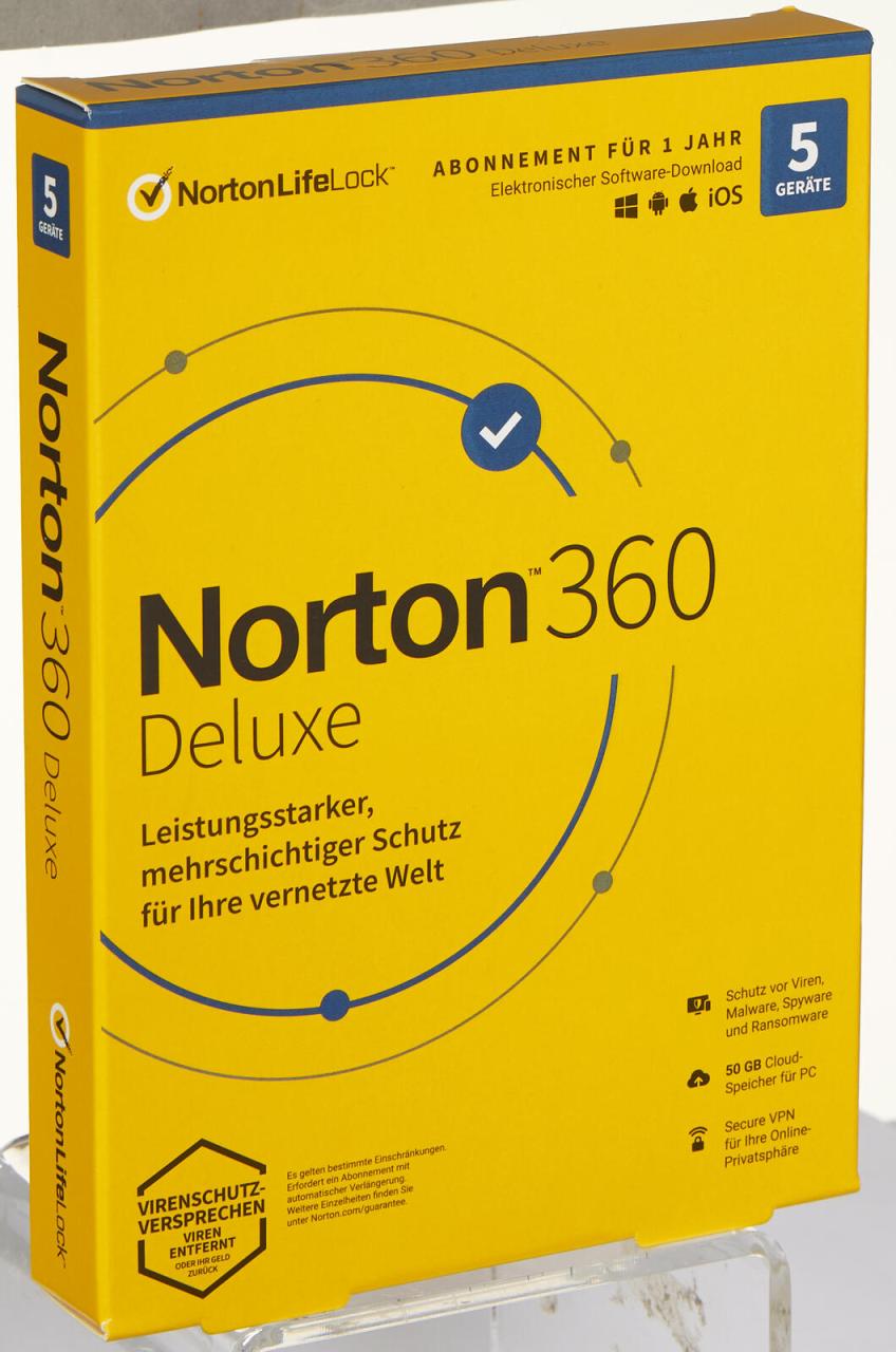 Norton 360 Deluxe Box 5 Ger. von Norton