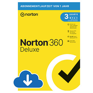 Norton 360 Deluxe Sicherheitssoftware Vollversion (Download-Link) von Norton