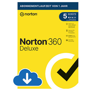 Norton 360 Deluxe Sicherheitssoftware Vollversion (Download-Link) von Norton