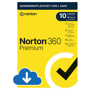 Norton 360 Premium Sicherheitssoftware Vollversion (Download-Link) von Norton