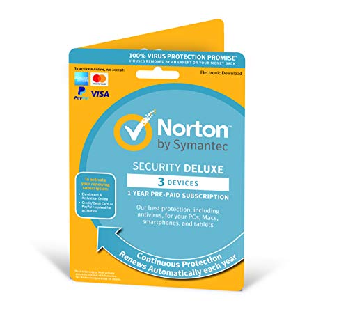 Norton Security Deluxe 2019 | 3 Devices | 1 Year | Antivirus Included | PC/Mac/iOS/Android | Activation Code by Post von Norton