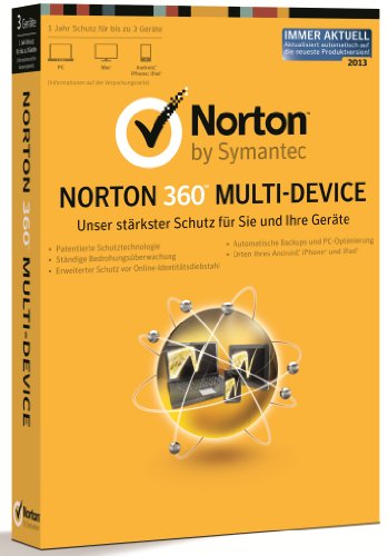 Norton Vollversion 360 Multidevice v1.0/2013 / Windows/deutsch / CD / 1 User 3PC von Norton