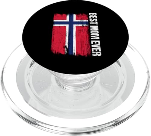 Best Mom Ever Norwegische Flagge Norwegen Mutterkleidung PopSockets PopGrip für MagSafe Best Mom Ever Norwegische Flagge Norwegen Mutterkleidung PopSockets PopGrip für MagSafe von Norway Flag Design Norwegian Roots Pride