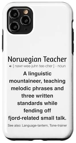 Norwegischlehrer Hülle für iPhone 11 Pro Max von Norwegian Teacher Gifts & Tees