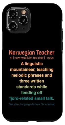 Norwegischlehrer Hülle für iPhone 11 Pro von Norwegian Teacher Gifts & Tees