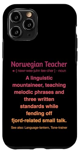 Norwegischlehrer Hülle für iPhone 11 Pro von Norwegian Teacher Gifts & Tees