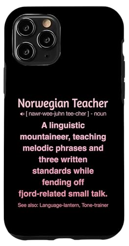 Norwegischlehrer Hülle für iPhone 11 Pro von Norwegian Teacher Gifts & Tees