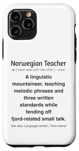 Norwegischlehrer Hülle für iPhone 11 Pro von Norwegian Teacher Gifts & Tees