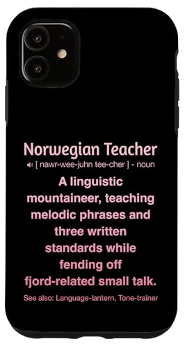Norwegischlehrer Hülle für iPhone 11 von Norwegian Teacher Gifts & Tees