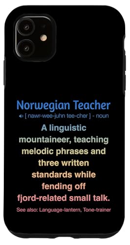 Norwegischlehrer Hülle für iPhone 11 von Norwegian Teacher Gifts & Tees