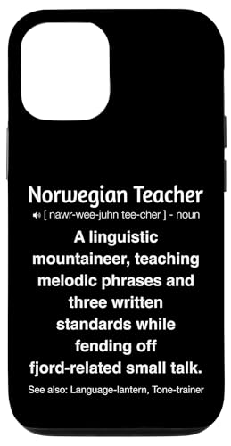 Norwegischlehrer Hülle für iPhone 12/12 Pro von Norwegian Teacher Gifts & Tees