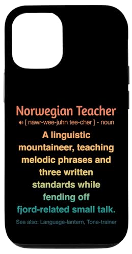 Norwegischlehrer Hülle für iPhone 12/12 Pro von Norwegian Teacher Gifts & Tees