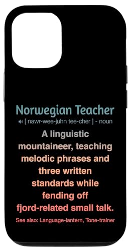 Norwegischlehrer Hülle für iPhone 12/12 Pro von Norwegian Teacher Gifts & Tees