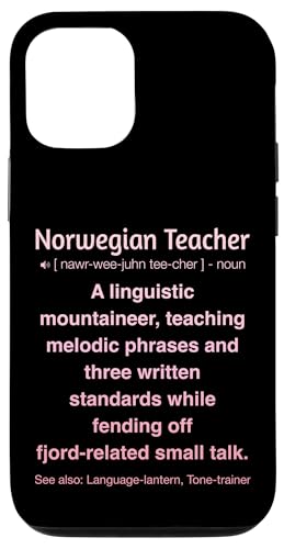 Norwegischlehrer Hülle für iPhone 12/12 Pro von Norwegian Teacher Gifts & Tees