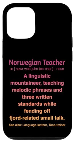 Norwegischlehrer Hülle für iPhone 12/12 Pro von Norwegian Teacher Gifts & Tees