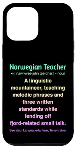 Norwegischlehrer Hülle für iPhone 12 Pro Max von Norwegian Teacher Gifts & Tees