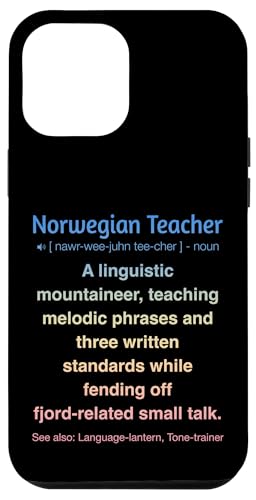 Norwegischlehrer Hülle für iPhone 12 Pro Max von Norwegian Teacher Gifts & Tees