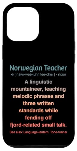 Norwegischlehrer Hülle für iPhone 12 Pro Max Norwegischlehrer Hülle für iPhone 12 Pro Max von Norwegian Teacher Gifts & Tees