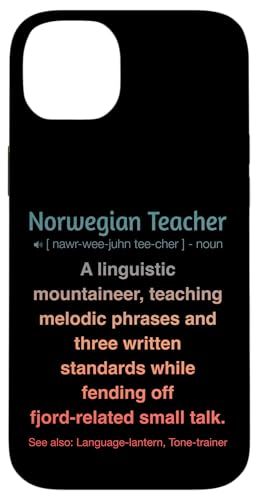 Norwegischlehrer Hülle für iPhone 14 Plus von Norwegian Teacher Gifts & Tees