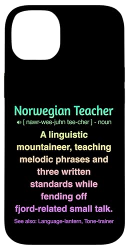 Norwegischlehrer Hülle für iPhone 14 Plus von Norwegian Teacher Gifts & Tees