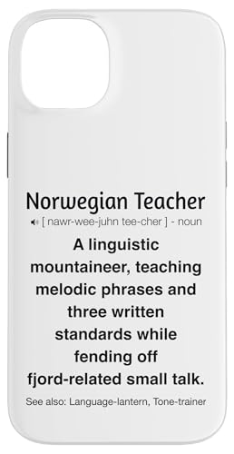 Norwegischlehrer Hülle für iPhone 14 Plus von Norwegian Teacher Gifts & Tees