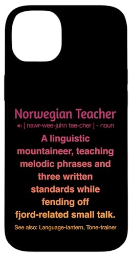 Norwegischlehrer Hülle für iPhone 14 Plus von Norwegian Teacher Gifts & Tees