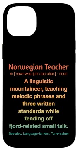 Norwegischlehrer Hülle für iPhone 14 Plus von Norwegian Teacher Gifts & Tees