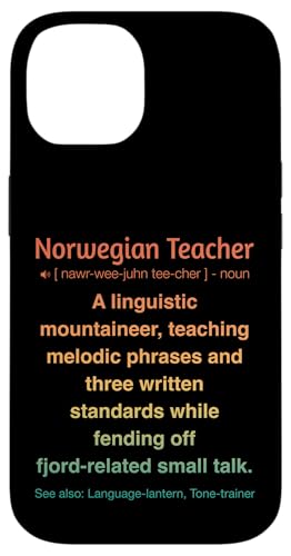 Norwegischlehrer Hülle für iPhone 14 von Norwegian Teacher Gifts & Tees
