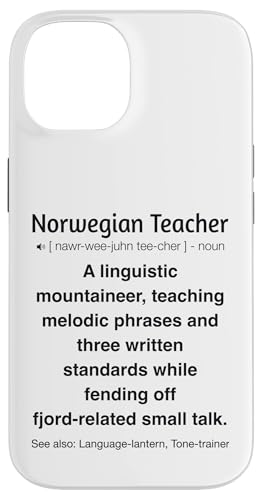 Norwegischlehrer Hülle für iPhone 14 von Norwegian Teacher Gifts & Tees