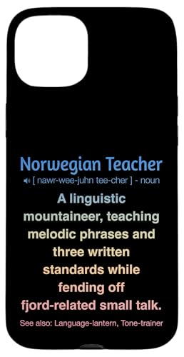 Norwegischlehrer Hülle für iPhone 15 Plus von Norwegian Teacher Gifts & Tees