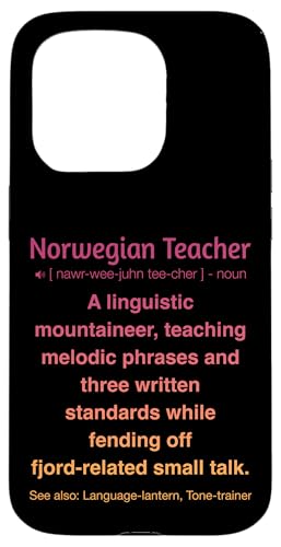 Norwegischlehrer Hülle für iPhone 15 Pro von Norwegian Teacher Gifts & Tees