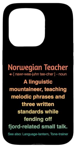 Norwegischlehrer Hülle für iPhone 15 Pro von Norwegian Teacher Gifts & Tees