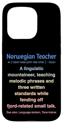 Norwegischlehrer Hülle für iPhone 15 Pro Norwegischlehrer Hülle für iPhone 15 Pro von Norwegian Teacher Gifts & Tees