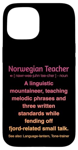 Norwegischlehrer Hülle für iPhone 15 von Norwegian Teacher Gifts & Tees