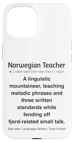 Norwegischlehrer Hülle für iPhone 15 von Norwegian Teacher Gifts & Tees