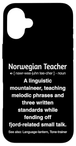 Norwegischlehrer Hülle für iPhone 16 Plus Norwegischlehrer Hülle für iPhone 16 Plus von Norwegian Teacher Gifts & Tees