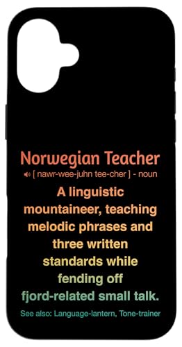 Norwegischlehrer Hülle für iPhone 16 Plus von Norwegian Teacher Gifts & Tees