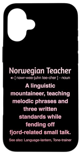 Norwegischlehrer Hülle für iPhone 16 Plus Norwegischlehrer Hülle für iPhone 16 Plus von Norwegian Teacher Gifts & Tees