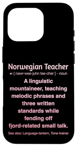 Norwegischlehrer Hülle für iPhone 16 Pro von Norwegian Teacher Gifts & Tees